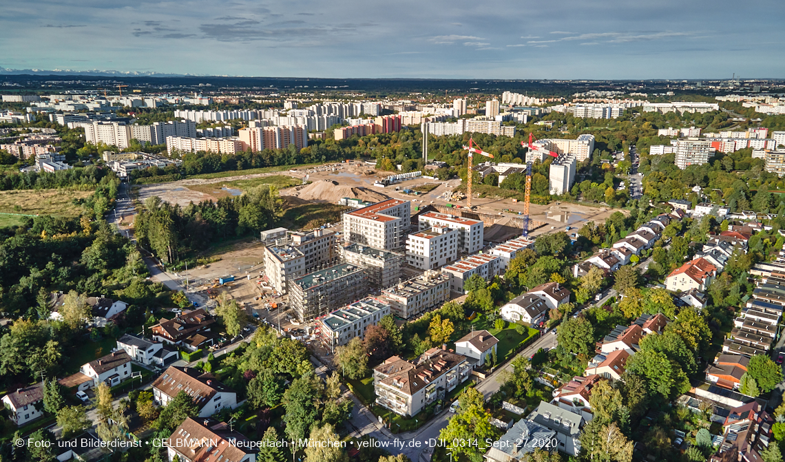 27.09.2020 - Baustelle Alexisquartier in Neuperlach